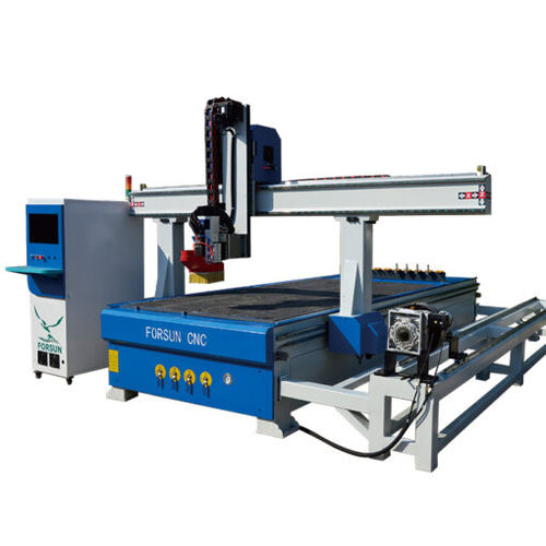 Recortadora CNC - FS1530C - Jinan Forsun CNC Machinery Co.Ltd - 4 ejes / de dos husillos / de metal