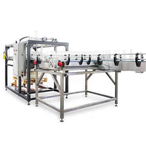 Paletizador-despaletizador para botellas - GTL DP100 - GTL-Packaging - semiautomático / para la industria de las bebidas
