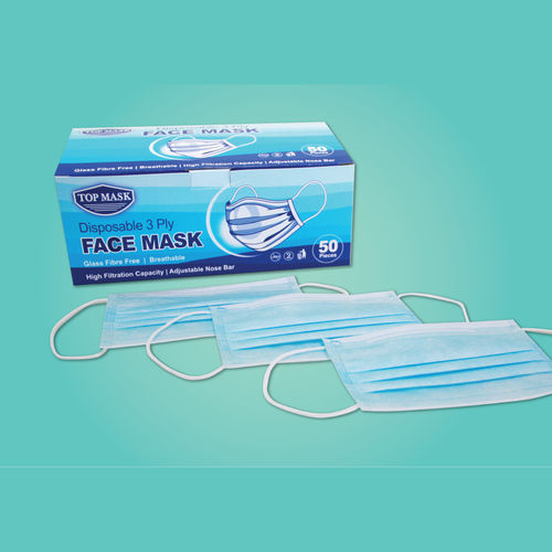Máscara de protección desechable - TOP MASK - TOP GLOVE INTERNATIONAL SDN BHD - antipolvo