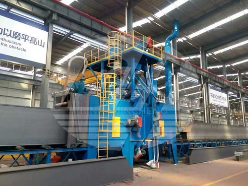 Granalladora con transportador de rodillos - QH69 series - Qingdao Binhai Jincheng Foundry Machinery Co., Ltd. - para metal