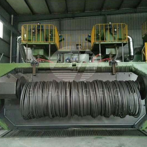 Granalladora de carga suspendida - QPY - Qingdao Binhai Jincheng Foundry Machinery Co., Ltd. - para muelles / para hilos / automática