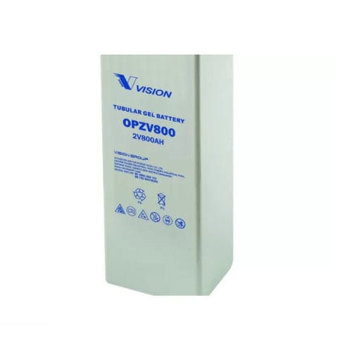 Batería OPzV gel - V series - Vision Group - bloque / 2 V / para equipos de telecomunicaciones