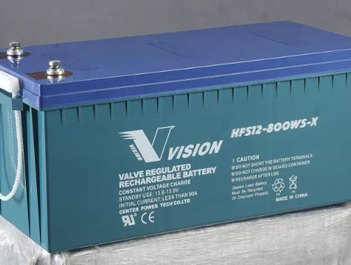 Batería con válvula reguladora - HFS12 series - Vision Group - bloque / 12 V / para ondulador