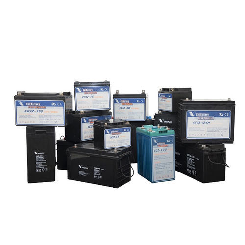 Batería con válvula reguladora - CG series - Vision Group - bloque / 12 V / 2 V