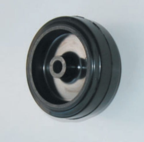 Rueda monobloque - HT RUBBER - Fabbrica Italiana Ruote - de caucho / de bajo ruido / resistente al calor