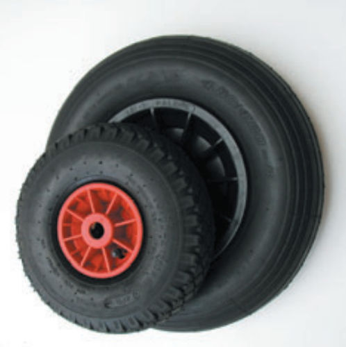 Rueda con neumático - PNEUS series - Fabbrica Italiana Ruote - negra de goma
