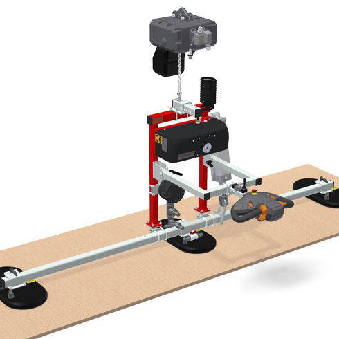 Elevador de ventosas para planchas de madera - UWL1 - Liftop - Manutention ergonomique - horizontal / vertical / eléctrico