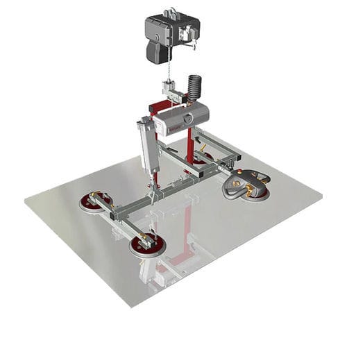 Elevador de ventosas en H - UGL 3 - Liftop - Manutention ergonomique - para chapa metálica / horizontal / vertical
