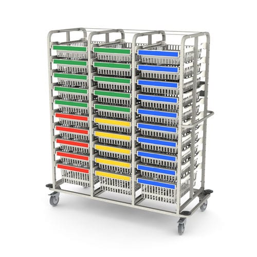 Carro de transporte - Pegasus-Storage - de acero galvanizado / de fuerte carga