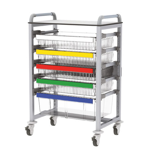 Carro de servicio - HYG-CRT98-E - Pegasus-Storage - de aluminio / con ruedas giratorias