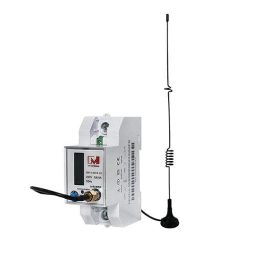 Contador de energía eléctrica monofásico - EU868MHz - IVY METERING - en riel DIN / residencial / de prepago