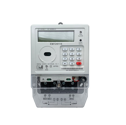 Contador de energía eléctrica monofásico - EM129115 STS - IVY METERING - en riel DIN / residencial / con comunicación integrada