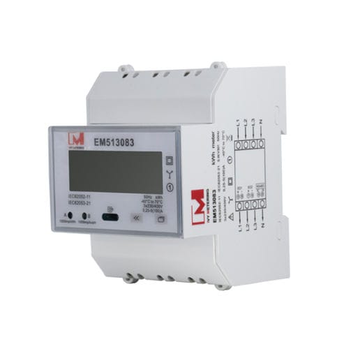 Contador de energía eléctrica bidireccional - EM513082  - IVY METERING - trifásico / en riel DIN / RS-485