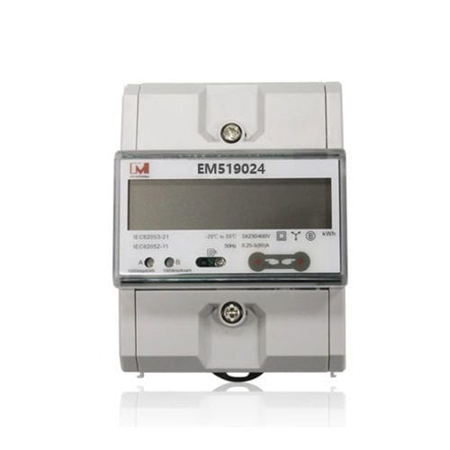 Contador de energía eléctrica trifásico - EM519024  - IVY METERING - en riel DIN / RS-485 / certificado MID