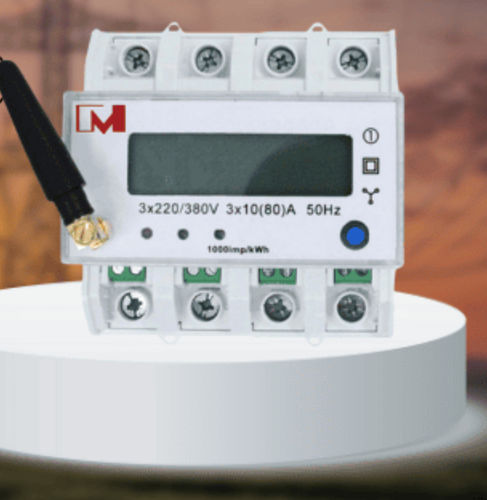 Contador de energía eléctrica trifásico - IVY METERING - en riel DIN / certificado MID / con pantalla LCD