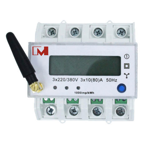 Contador de energía eléctrica trifásico - EU868mMHz  - IVY METERING - en riel DIN / con pantalla LCD / inteligente