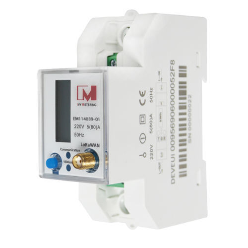 Contador de energía eléctrica monofásico - EM114039-01 - IVY METERING - en riel DIN / digital / de prepago