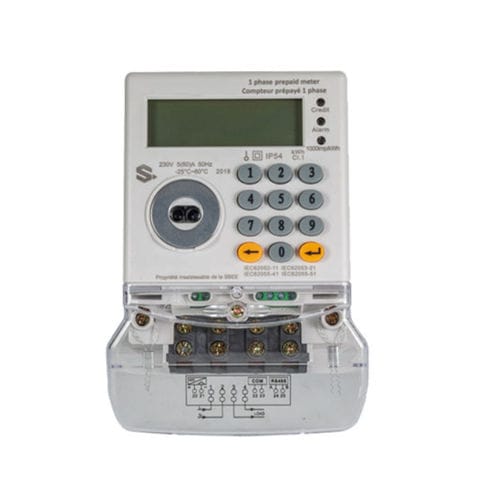 Contador de energía eléctrica monofásico - EM124041  - IVY METERING - en riel DIN / RS-485 / salida de impulsos
