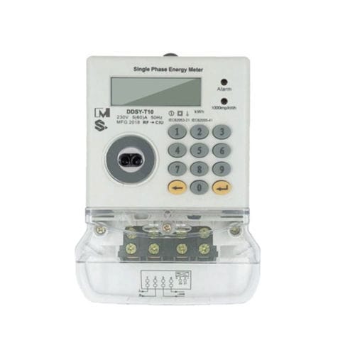 Contador de energía eléctrica monofásico - EM124033  - IVY METERING - en riel DIN / con pantalla LCD / 50 Hz