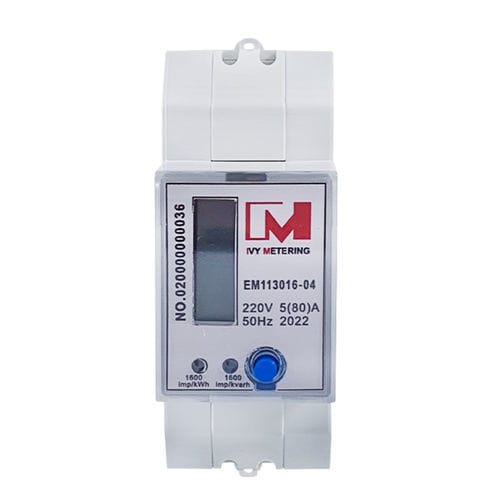 Contador de energía eléctrica monofásico - EM113016-04 - IVY METERING - en riel DIN / RS-485 / residencial