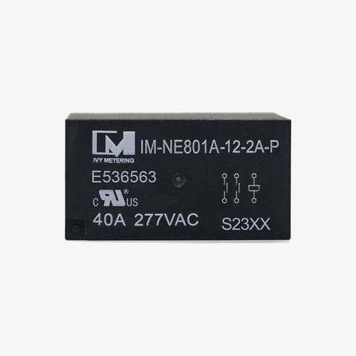 Relé electromecánico AC - IM-NE801A IEC/CB/UL - IVY METERING - 12 Vcc / compacto / bifásico