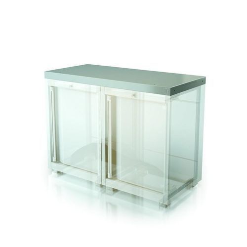 Mesa de trabajo de acero inoxidable - AR-008X - DEA WORKLAB SRL - de laboratorio