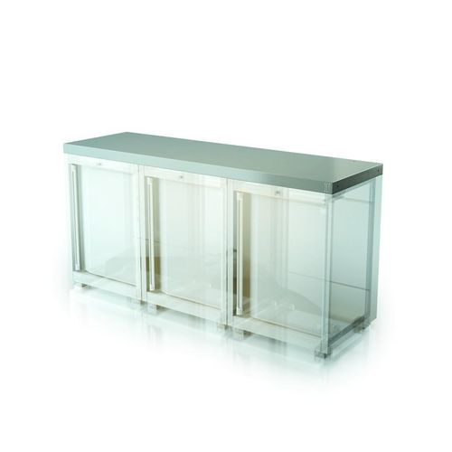 Mesa de trabajo de acero inoxidable - AR-009X - DEA WORKLAB SRL - de laboratorio