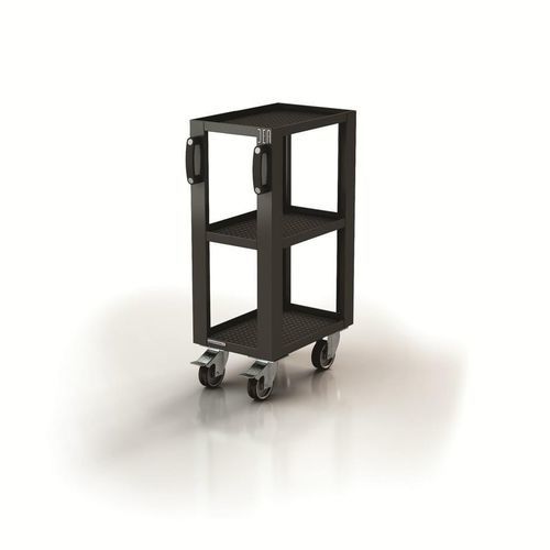 Carretilla de transporte - AR-322 - DEA WORKLAB SRL - de laboratorio / con estantes / con ruedas giratorias