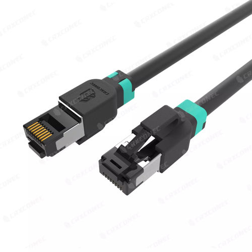 Cable de conexión de transmisión para telefonía - 5E-FT-02-BK-0100-05 - CRXCONEC - RJ45 / de categoría 5e