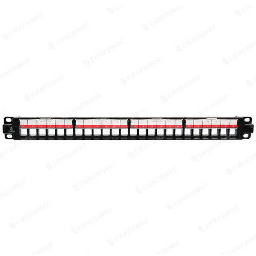 Panel de conexiones 1U - CC-06-00002 - CRXCONEC - RJ45 / de alta densidad