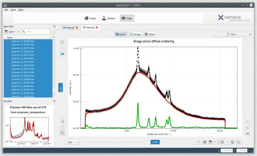 Software análisis de datos - XSACT - Xenocs - de medición / de diseño / de reprocesamiento de datos