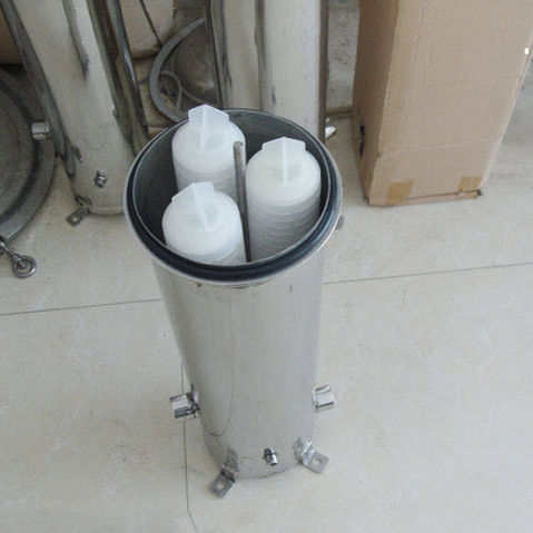 Cárter de filtro de cartuchos múltiples - SuZhou KoSa Environmental Protection CO.,LTD - para líquido / de acero inoxidable