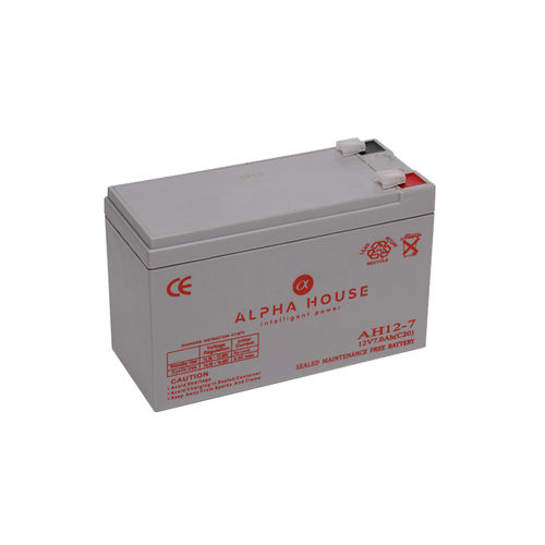 Batería rectangular - AH12-7T1 - Alpha House Ltd - 12 V / UL / CE