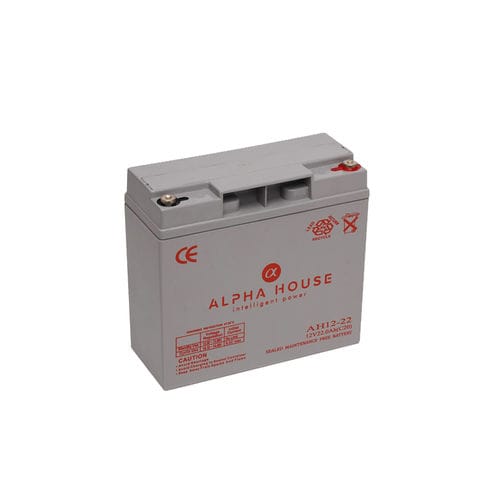 Batería rectangular - AH12-22 - Alpha House Ltd - 12 V / UL / CE