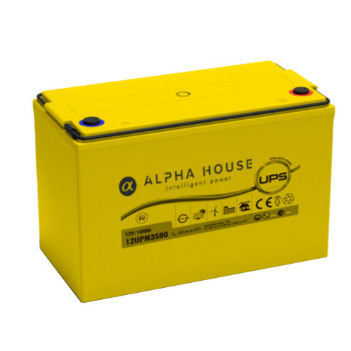 Batería rectangular - 12UPM3500 - Alpha House Ltd - 12 V / ISO