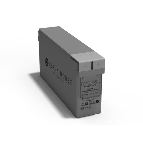 Batería rectangular - 12MVR155L - Alpha House Ltd - 12 V / ISO