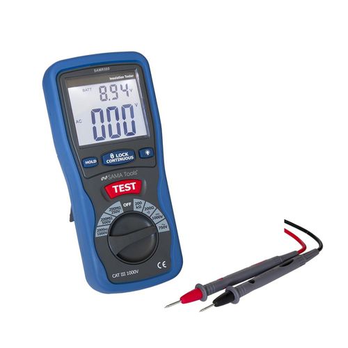 Comprobador de aislamiento - SAMR500 - S.A.M.A. ITALIA SRL - portátil / digital