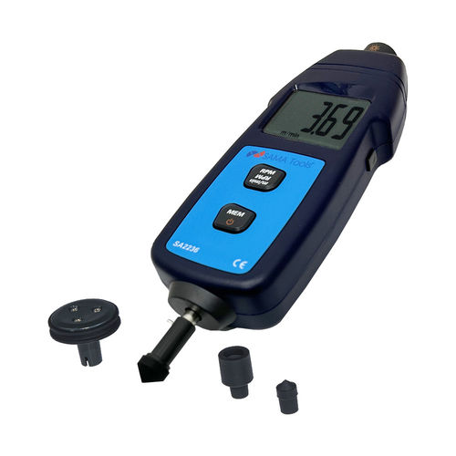 Tacómetro con contacto - SA223 series - S.A.M.A. ITALIA SRL - óptico / de mano / digital