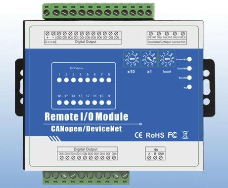 Módulo E/S digital - M420d - King Pigeon Hi-Tech Co., Ltd. - CANbus / DeviceNet / 16 salidas digitales