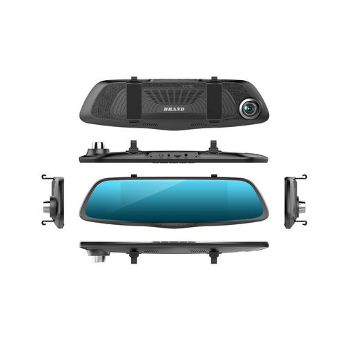 Espejo retrovisor con cámara para vehículos - FS-500 - Forsafe Co., Ltd. - de marcha atrás / visible / Full HD