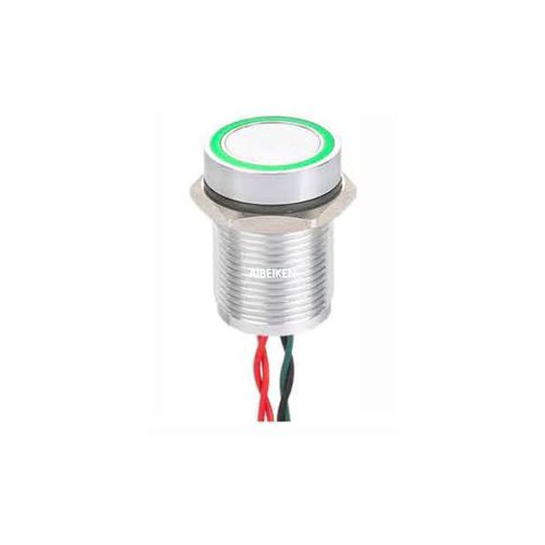 Botón pulsador táctil - PS16A-PNOF series - YUEQING AIBEIKEN ELECTRIC CO., LTD. - IP68 / con luz LED / industrial