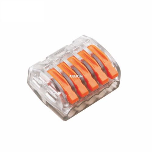 Conector para de hilo - 222 series - YUEQING AIBEIKEN ELECTRIC CO., LTD. - de alimentación eléctrica / 5 polos / 2 polos