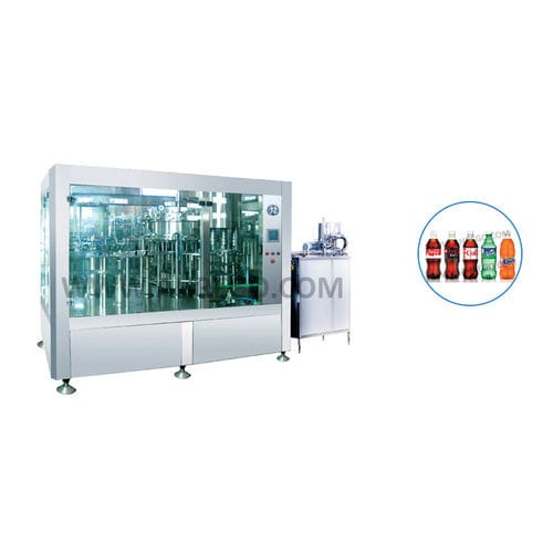 Enjuagadora/llenadora/taponadora para bebida gaseosa - Anhui Koyo Rego Machinery Technology Co., Ltd. - para botellas de plástico / automática / isobárica