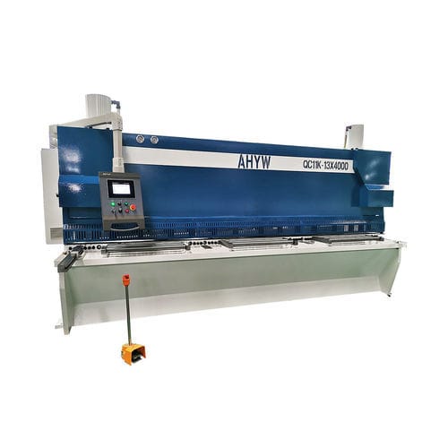 Cizalla eléctrica - YWGS-13X4000 DAC360T - Anhui Yawei Machine Tool Manufacturing Co., Ltd. - para chapa / guillotina / CNC