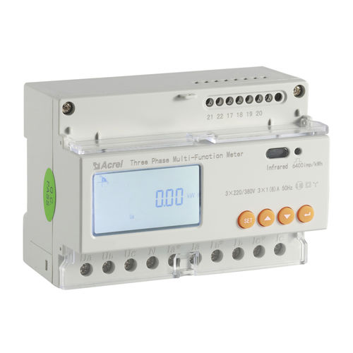 Contador de energía eléctrica inteligente - ADL3000-E - ACREL CO., LTD. - trifásico / en riel DIN / RS-485