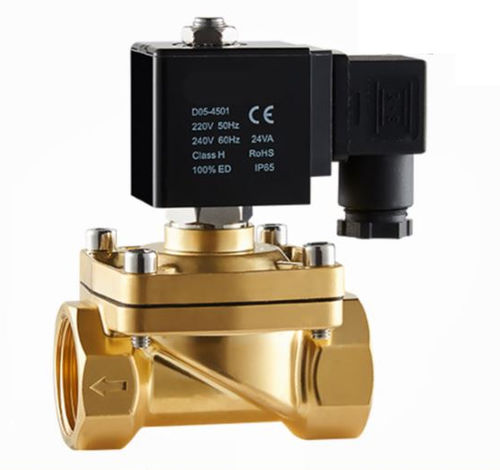 Electroválvula de control directo - Ningbo Hi-Tech Smart Machinery Co., Ltd. - de 2 vías / agua / para gas