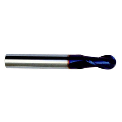 Fresa de 2 dientes - Zhu Xia Metal Products Co., Ltd. - frontal hemisférica / de acabado / monobloque