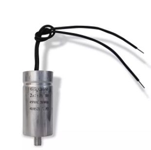 Condensador eléctrico de aluminio - CBB60 - ANHUI SAFE ELECTRONICS Company - autorreparable / de rizado / patrón