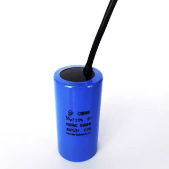 Condensador eléctrico de potencia - CBB60 - ANHUI SAFE ELECTRONICS Company - autorreparable / de rizado / patrón