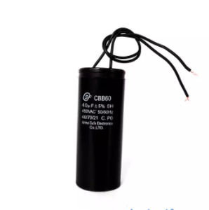 Condensador eléctrico de potencia - CBB60 - ANHUI SAFE ELECTRONICS Company - autorreparable / de rizado / patrón